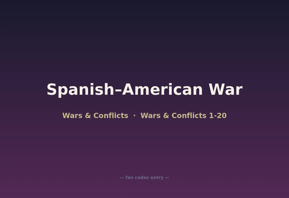Spanish–American War