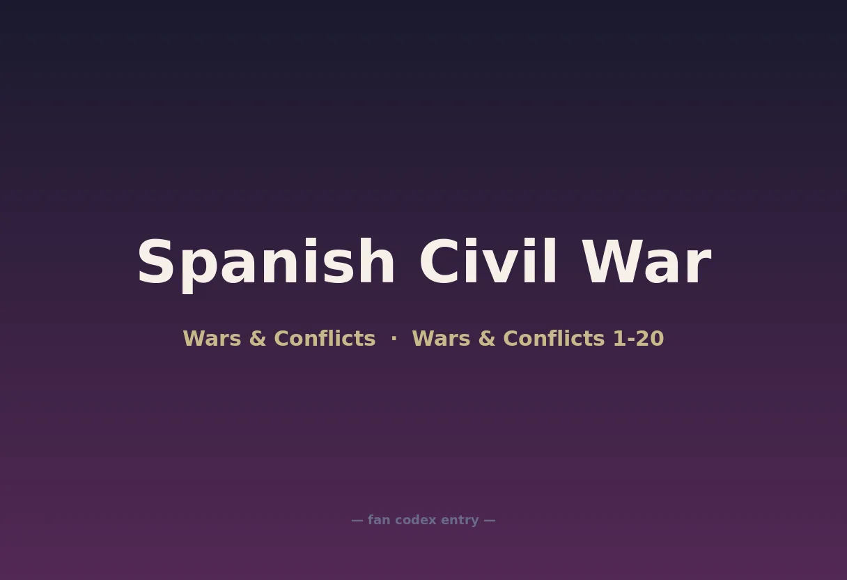 Spanish Civil War